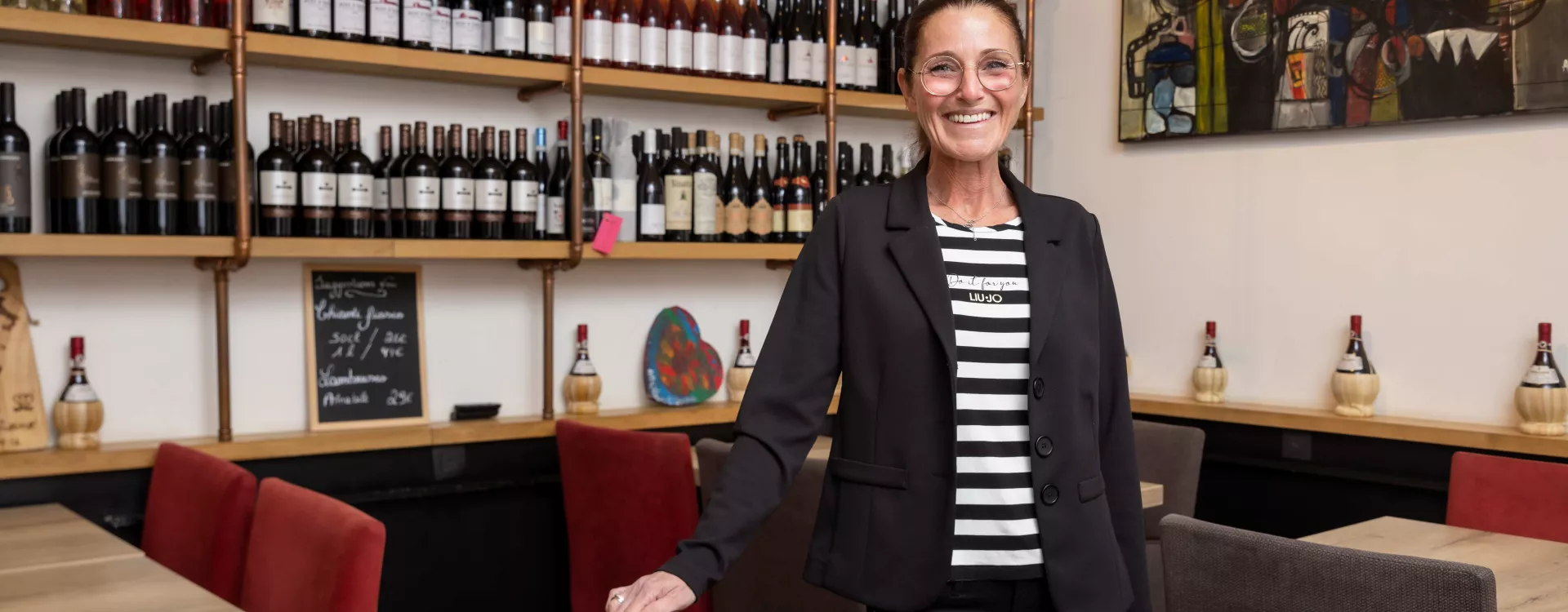 Nancy Mallel, gérante du restaurant Io Roberto - Partena Professional